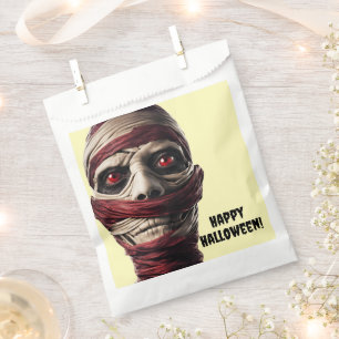 Spooky Mummy Halloween Ghoul Zombie Party Favour Bag
