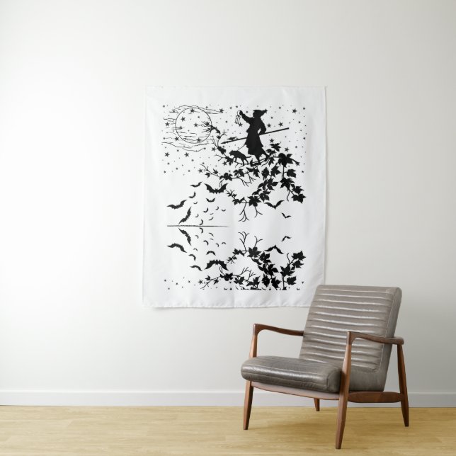 Spooky night.b tapestry (In Situ)