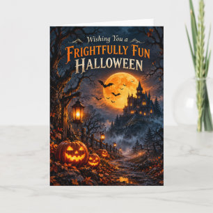 Spooky Night Happy Halloween Greeting Card