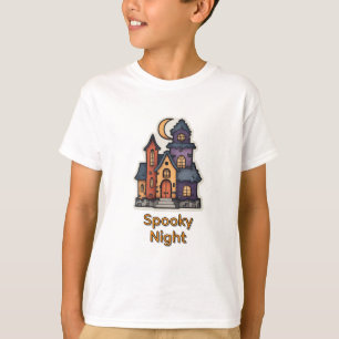 Spooky Night Haunted House T-Shirt