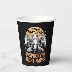Spooky Night Mares Halloween Horse Paper Cups