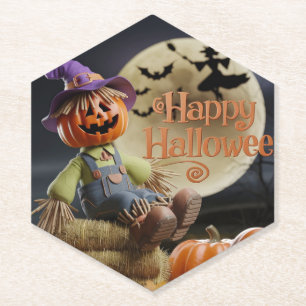 Spooky Night Pumpkin Coaster