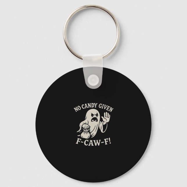 Spooky No Given F-Caw-F Graphic Keychain (Front)