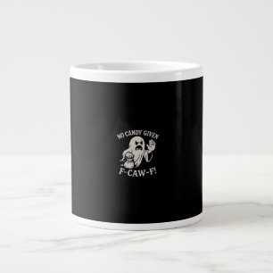 Spooky No Given F-Caw-F Graphic Large Coffee Mug