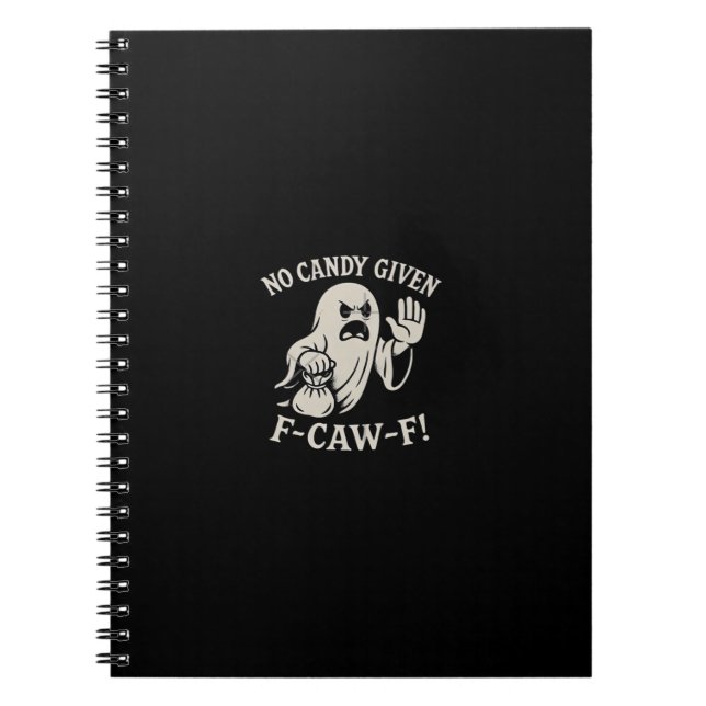 Spooky No Given F-Caw-F Graphic Notebook (Front)