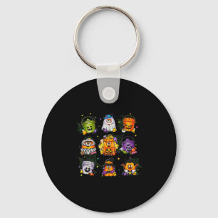 Spooky Nuggets Meal Bucket Halloween Chicken Nugge Keychain