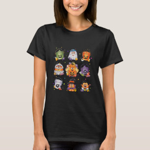 Spooky Nuggets Meal Bucket Halloween Chicken Nugge T-Shirt