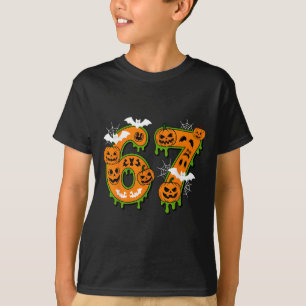 Spooky Number 67 In Halloween For Everyone T-Shirt