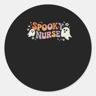 Spooky Nurse Classic T-Shirt Classic Round Sticker