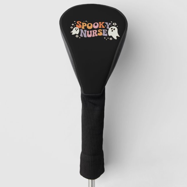 Spooky Nurse Classic T-Shirt Golf Head Cover (Front)