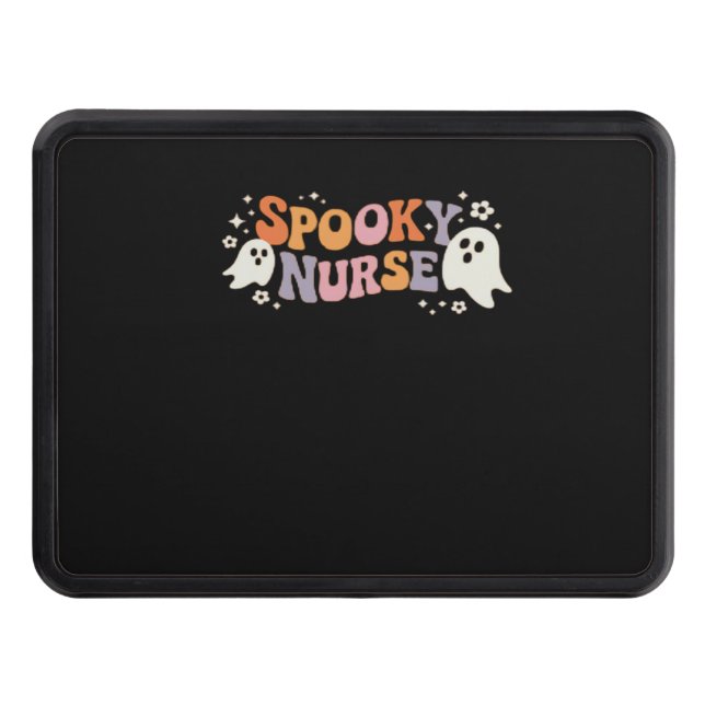 Spooky Nurse Classic T-Shirt Trailer Hitch Cover (Front)