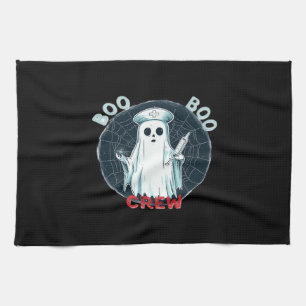 Spooky Nurse Ghost Haunted Hospital Crew Ghostly N Kitchen Towel