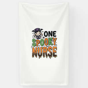 Spooky Nurse Halloween Vintage Engraving Design_1 Banner