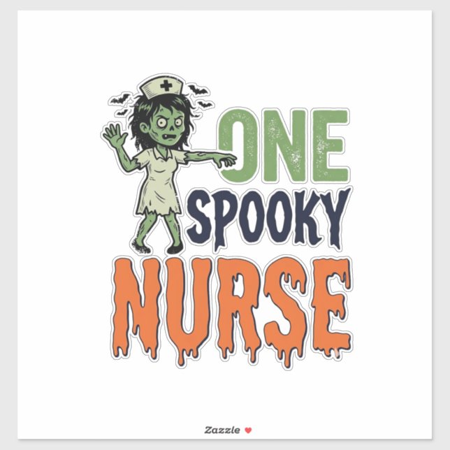 Spooky Nurse Halloween Vintage Vector Design_1 (Sheet)