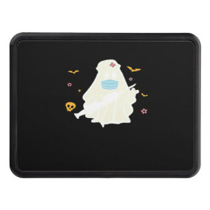 Spooky Nurse Practitioner Cute Halloween Oversized Trailer Hitch Cover
