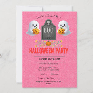 Spooky Office Halloween Party Invitation