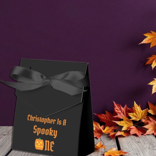 Spooky One 1st Birthday Favor Box (Creator Uploaded)