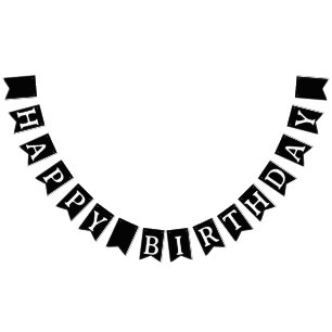 SPOOKY ONE BIRTHDAY CLASSIC ROUND STICKER BUNTING FLAGS