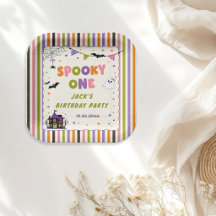 Spooky One Colourful Halloween Birthday Party