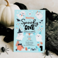 Spooky One Cute Ghost Boy 1st Birthday Party