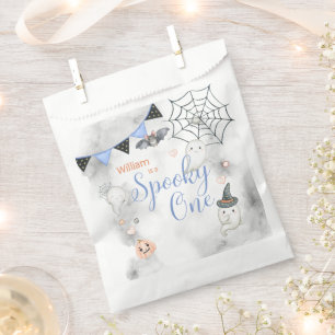 Spooky One Cute Halloween Ghost 1st Birthday Party Favour Bag