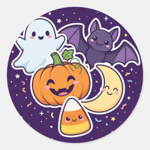 Spooky One Ghost Sticker Sheet - Cute Halloween