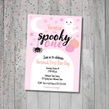 Spooky One Girl First Birthday
