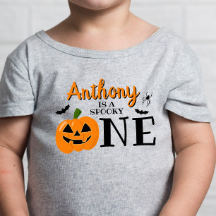 Spooky One Halloween 1st Birthday Baby T-Shirt