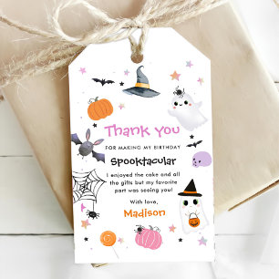 Spooky One Halloween 1st Birthday Gift Tags