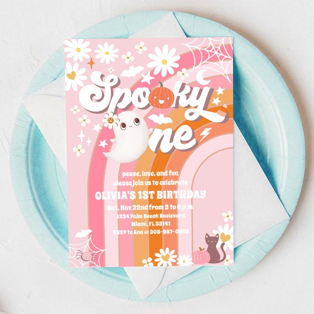 Spooky One Halloween Birthday Invitation (Creator Uploaded)