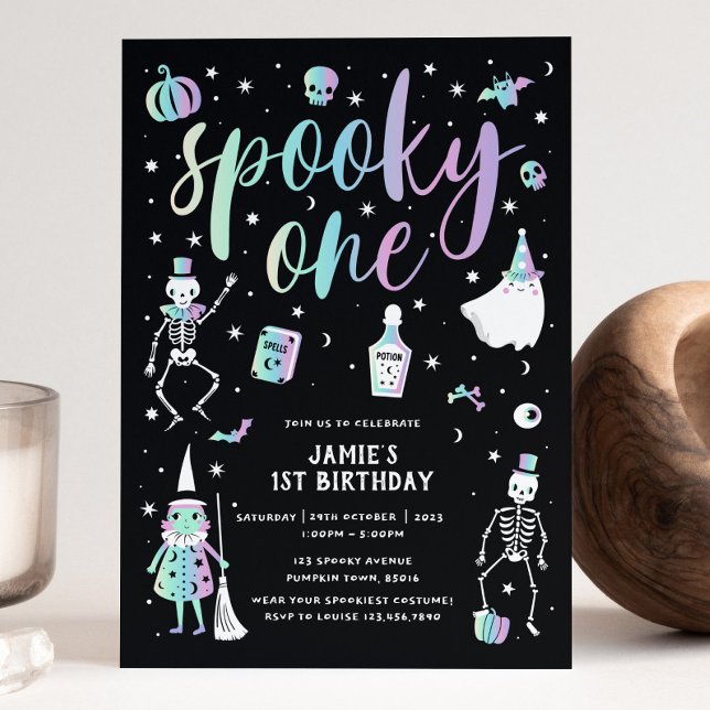 Spooky One Halloween Invitation (Creator Uploaded)
