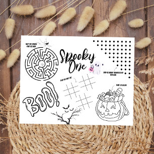 Spooky One Halloween Kids Activity Placemat(2)
