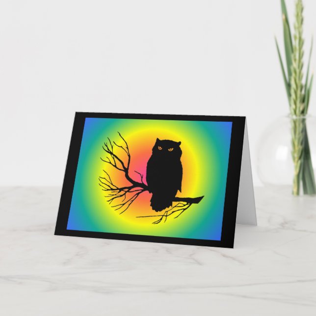 Spooky Owl Card (Front)