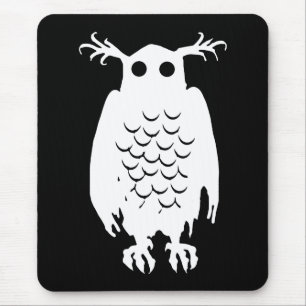 Spooky Owl Mouse Pad