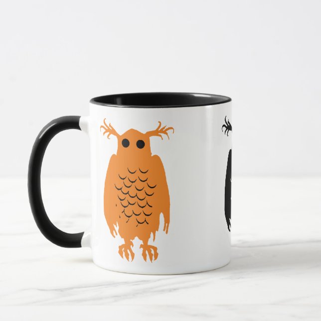 Spooky Owl Mug (Left)