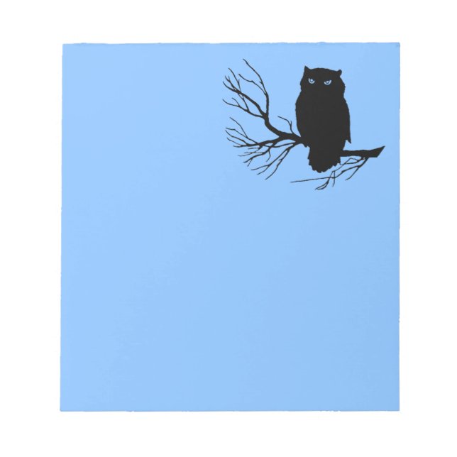 Spooky Owl Notepad (Front)
