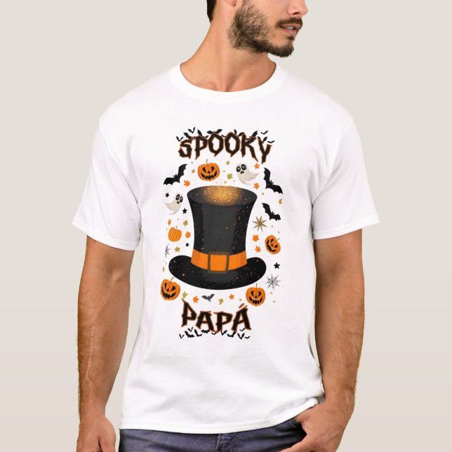 Spooky Papa Man T-Shirt (Front)