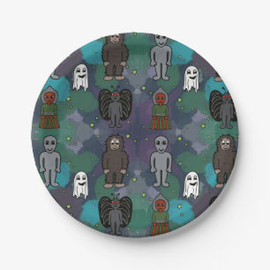 Spooky Paper Plate