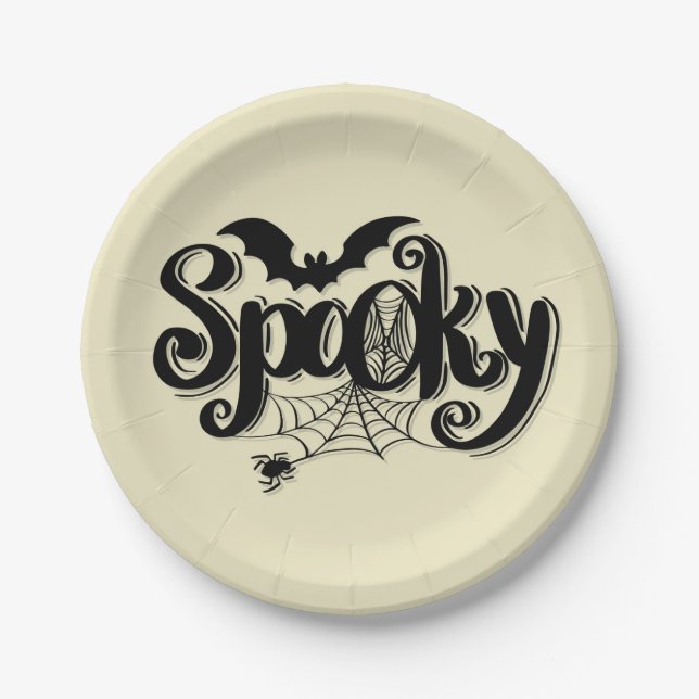 Spooky Paper Plate (Front)