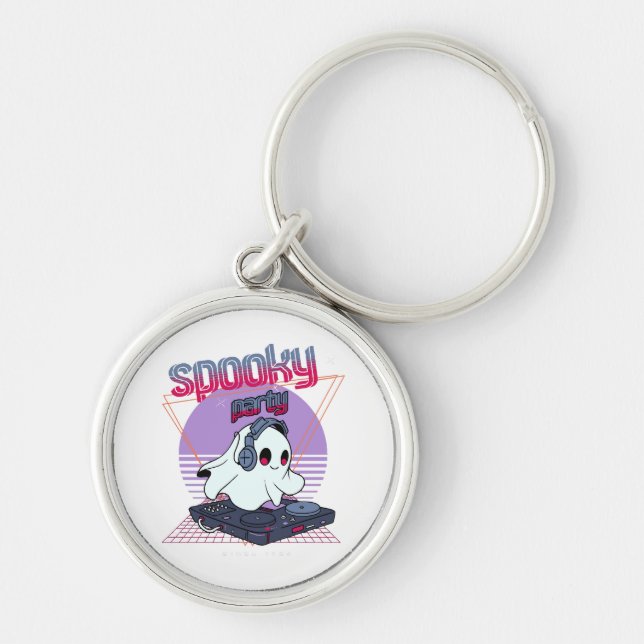 Spooky Party Halloween Keychain (Front)
