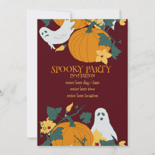 Spooky party invitation