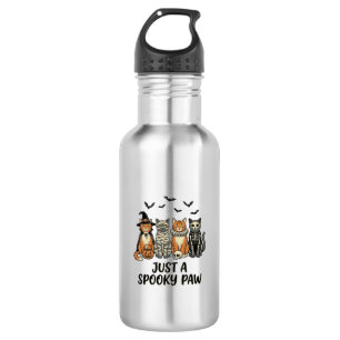 Spooky Paw Halloween Cats Vintage Shirt Design_1 532 Ml Water Bottle