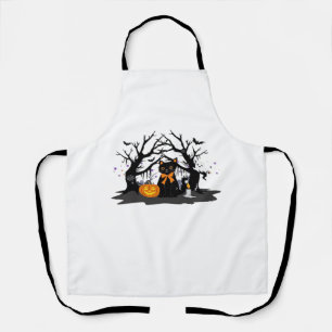 Spooky Paws & Pumpkin Halloween Nights Classic T-S Apron
