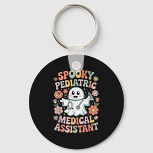 Spooky Pediatric Medical Istant Halloween Apprecia Keychain