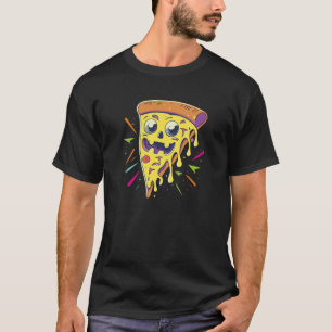 Spooky Pizza Halloween T-Shirt