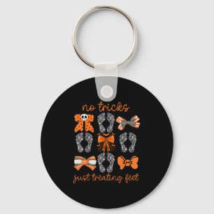 Spooky Podiatry Crew Halloween Podiatrist Coquette Keychain