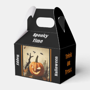 Spooky Pumpkin Halloween Collection Favor Box