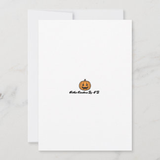 Spooky Pumpkin Halloween Party Invitation