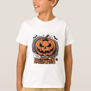 Spooky Pumpkin Halloween T-Shirt