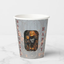 Spooky Pumpkin Monster Bash Halloween Party Paper